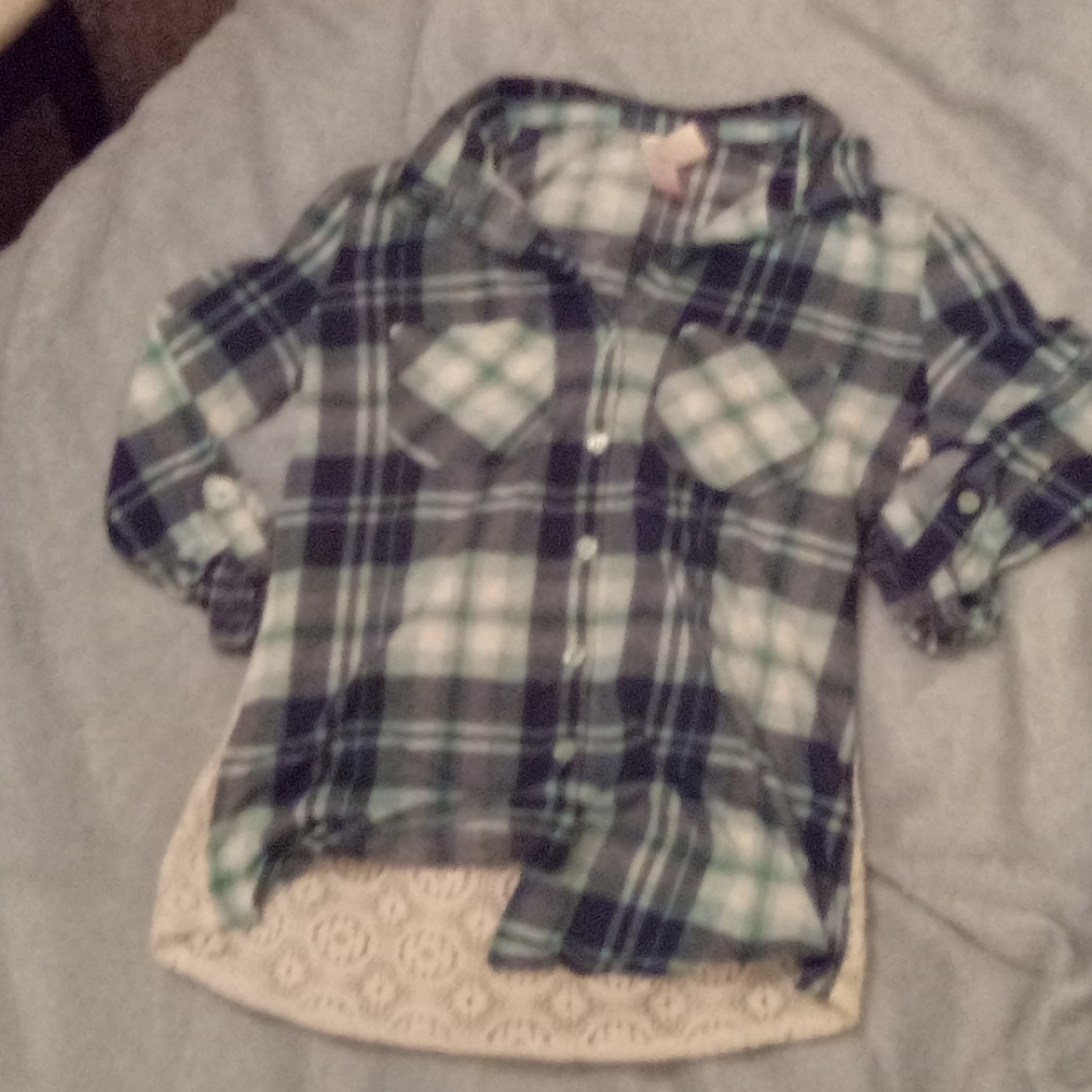 Blu long sleeve tee shirt